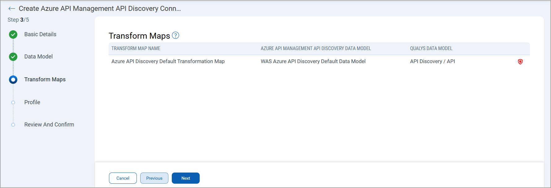 Transform maps.